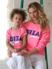 Ibiza Bohemia Kids Tee Shirt - Hot Pink
