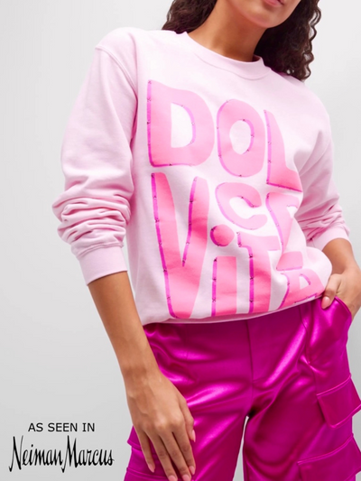 Dolce Vita Boyfriend Sweatshirt - Pink